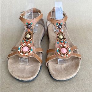 Minnetonka Beaded Sandals